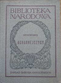 Miniatura okładki Arystofanes Acharnejczycy. Ser. II. Nr 97.