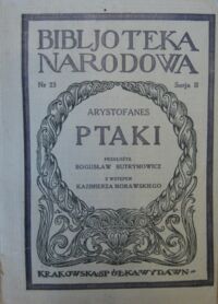 Miniatura okładki Arystofanes Ptaki. /Seria II. Nr 23/