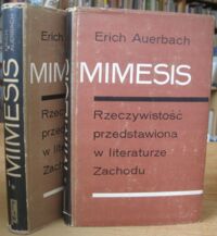 Miniatura okładki Auerbach Erich Mimesis. Rzeczywistość przedstawiona w literaturze Zachodu. T.I-II.