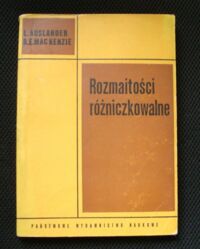 Miniatura okładki Auslander Louis, Kenzie Robert E Rozmaitości różniczkowalne.