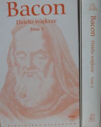 Miniatura okładki Bacon Roger Dzieło większe. Tom I-II. /Biblioteka Filozofów. Tom 24-25/