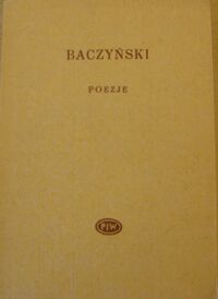 Miniatura okładki Baczyński Krzysztof Poezje. /Biblioteka Poetów/