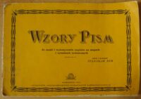 Miniatura okładki Bem Stanisław /oprac./ Wzory pism do nauki i wykonywania napisów na mapach i rysunkach technicznych.