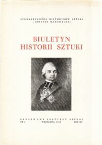 Miniatura okładki  Biuletyn Historii Sztuki. Rok XIV. Nr 2.