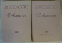 Miniatura okładki Boccaccio Giovanni /przeł. E.Boye/ Dekameron. T.1: Dzień pierwszy, drugi, trzeci, czwarty i piąty. T.2: Dzień szósty, siódmy, ósmy, dziewiąty i dziesiąty.