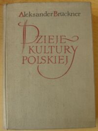 Miniatura okładki Bruckner Aleksander Dzieje kultury polskiej. Tom I. od czasów przedhistorycznych do r. 1506.