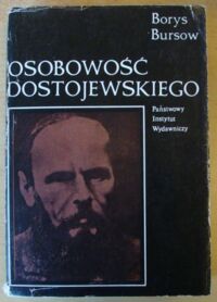 Miniatura okładki Bursow Borys Osobowość Dostojewskiego.