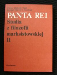 Miniatura okładki Butryn Stanisław /red./ Panta rei. Studia z marksistowskiej filozofii nauk przyrodniczych II.