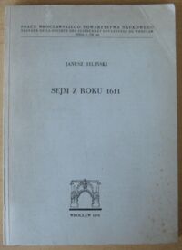 Miniatura okładki Byliński Janusz Sejm z roku 1611.