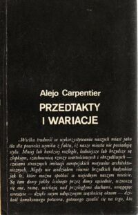 Miniatura okładki Carpentier Alejo Przedtakty i wariacje.