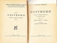 Miniatura okładki Conrad Joseph Nostromo. Powieść z pobrzeża morskiego. Część I i II. Srebro kopalni-Izabele. /Pisma zbiorowe Josepha Conrada. Tom IX/