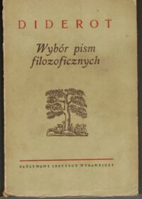 Miniatura okładki Diderot Wybór pism filozoficznych.