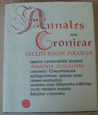 Miniatura okładki Dlugossii Ioannis Annales seu cronicae Incliti Regni Poloniae. Liber primus. Liber secundus.