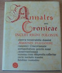 Miniatura okładki Dlugossii Ioannis Annales seu cronicae Incliti Regni Poloniae. Liber quintus. Liber sextus.