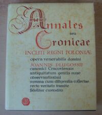 Miniatura okładki Dlugossii Ioannis Annales seu cronicae Incliti Regni Poloniae. Liber septimus. Liber octavus.