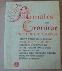 Miniatura okładki Dlugossii Ioannis Annales seu cronicae Incliti Regni Poloniae. Liber tertius. Liber quartus.