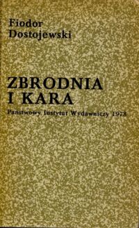 Miniatura okładki Dostojewski Fiodor Zbrodnia i kara. 