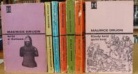 Miniatura okładki Druon Maurice Królowie przeklęci. Tom I-VII. T.I. Król z żelaza. T.II. Zamordowana królowa. T.III. Trucizna królewska. T.IV. Prawo mężczyzn. T.V. Wilczyca z Francji. T.VI. Lew i lilie. T.VII. Kiedy król gubi kraj. /Klepsydra/