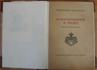 Miniatura okładki Dworzaczek Włodzimierz "Schlichtingowie w Polsce. Szkic genealogiczno-historyczny." DEDYKACJA.