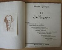 Zdjęcie nr 2 okładki Gawęcki Witold 15 Exlibrysów.