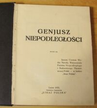 Zdjęcie nr 2 okładki  Genjusz niepodległości. Rocznik 1935.