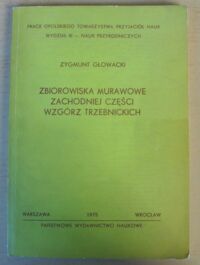 Miniatura okładki Głowacki Zygmunt Zbiorowiska murawowe zachodniej części Wzgórz Trzebnickich.