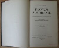 Zdjęcie nr 2 okładki Guarnieri Lyno Faszyzm a sumienie dane historyczne i zasady moralne. Ze wstępem senatora Pietro Niccolini.