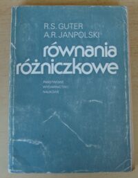 Miniatura okładki Guter R.S., Janpolski A.R. Równania różniczkowe.