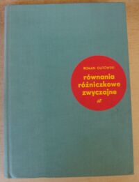 Miniatura okładki Gutowski Roman Równania różniczkowe zwyczajne.