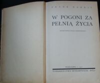 Zdjęcie nr 2 okładki Harris Frank /Wstęp Pawła Hulki-Laskowskiego/ W pogoni za pełnią życia. 