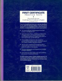 Zdjęcie nr 2 okładki Harrison Mark, Kerr Rosalie First Certificate. Practice Tests 2. Five tests for the new Cambridge First Certificate in English.