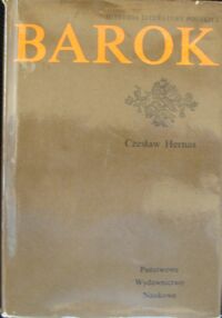 Miniatura okładki Hernas Czesław Barok. /Historia Literatury Polskiej/