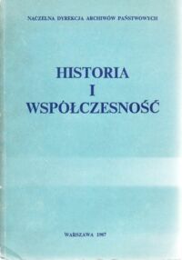 Miniatura okładki  Historia i współczesność.