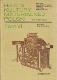 Miniatura okładki  Historia kultury materialnej Polski w zarysie. T. VI. Od 1870 do 1918 roku.