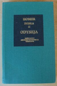 Miniatura okładki Homer /wstęp Z. Kubiak, przeł. L. Siemieński/ Odyseja. /Bibliotheca Mundi/. /Dzieła II/