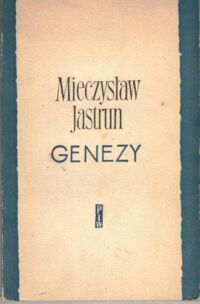 Miniatura okładki Jastrun Mieczysław Genezy.