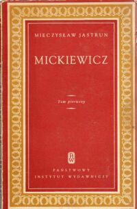 Miniatura okładki Jastrun Mieczysław Mickiewicz. Tom I/II.