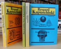 Miniatura okładki Kapuściński Ryszard Wrzenie świata. Tom I-IV. T.I. Kirgiz schodzi z konia. Chrystus z karabinem na ramieniu. T.II. Wojna futbolowa. Jeszcze dzień życia. T.III. Cesarz. Szachinszach. T.IV. Busz po polsku. Notes. 