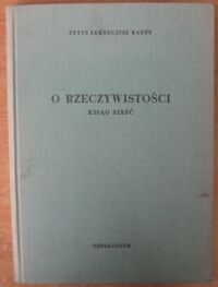 Miniatura okładki Karus Tytus Lukrecjusz O rzeczywistości ksiąg sześć.