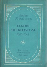 Miniatura okładki Kieniewicz Stefan Legion Mickiewicza 1848-1849.