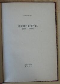 Zdjęcie nr 2 okładki Knot Antoni Ryszard Roepell (1808-1893).