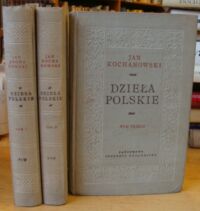 Miniatura okładki Kochanowski Jan Dzieła polskie. Tom I-III.