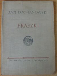 Miniatura okładki Kochanowski Jan /ilustr. M. Berezowska/ Fraszki. Wybór.