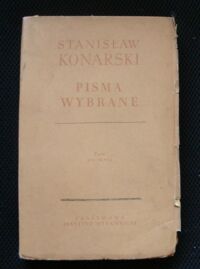 Miniatura okładki Konarski Stanisław Pisma wybrane. Tom I.