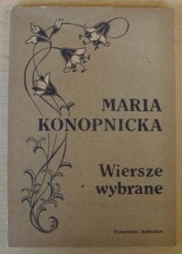 Miniatura okładki Konopnicka Maria  Wiersze wybrane.