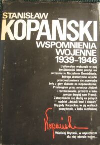 Miniatura okładki Kopański Stanisław Wspomnienia wojenne 1939-1946.