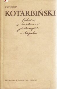 Miniatura okładki Kotarbiński Tadeusz Szkice z historii filozofii i logiki.