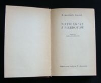 Zdjęcie nr 2 okładki Kozik Frantisek Największy z Pierrotów.