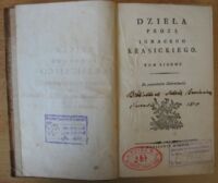 Zdjęcie nr 2 okładki Krasicki Ignacy Dzieła prozą. Tom siodmy. Za pozwoleniem Zwierzchności. Edycya nowa i zupełna przez Franciszka Dmochowskiego.