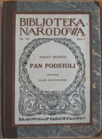 Miniatura okładki Krasicki Ignacy Pan Podstoli. Ser.I. Nr 101.